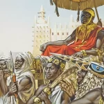 Mansa Musa, the wealthiest man ever, distributing gold during his pilgrimage to Mecca.